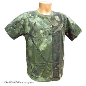 tričko hunter green US MFH