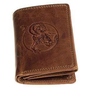 Peňaženka z kože Zverokruh Kozorožec