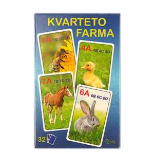 Kartová hra kvarteto Farma