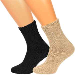 Dámske ponožky Alpaka ovčia vlna 3páry Mix farba
