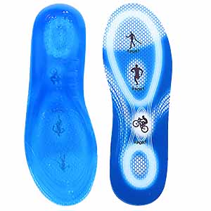 Silikónové vložky do topánok Sport modré