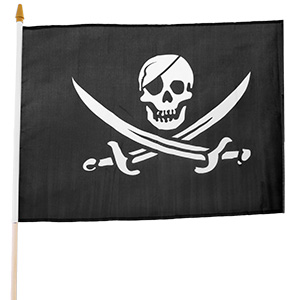 Pirátska vlajka malá
