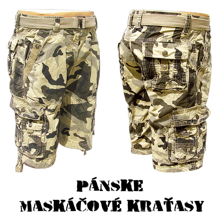 Pánske maskáčové kraťasy- online armyshop