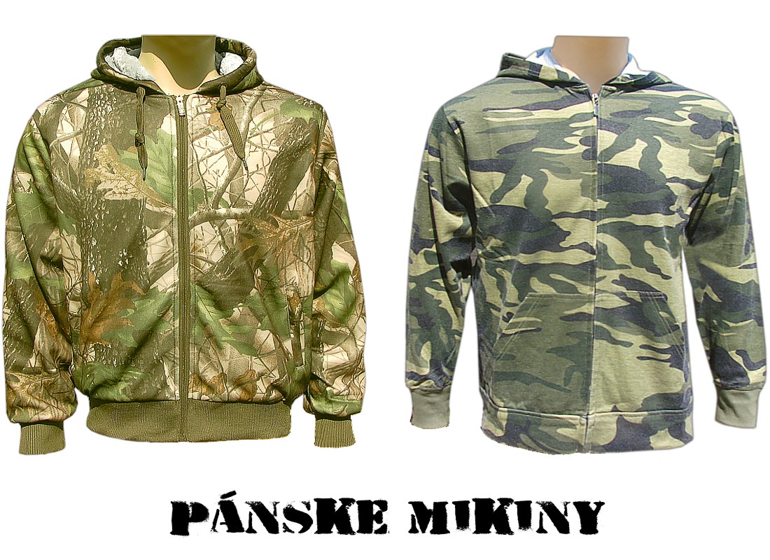 Lacné pánske mikiny - armyshop a veľkoobchod