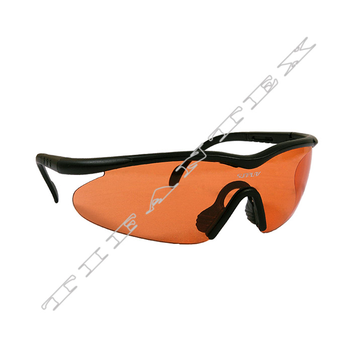 polykarbonátové okuliare oranžové