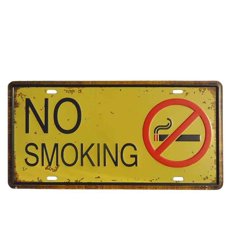 Plechová tabuľa NO SMOKING