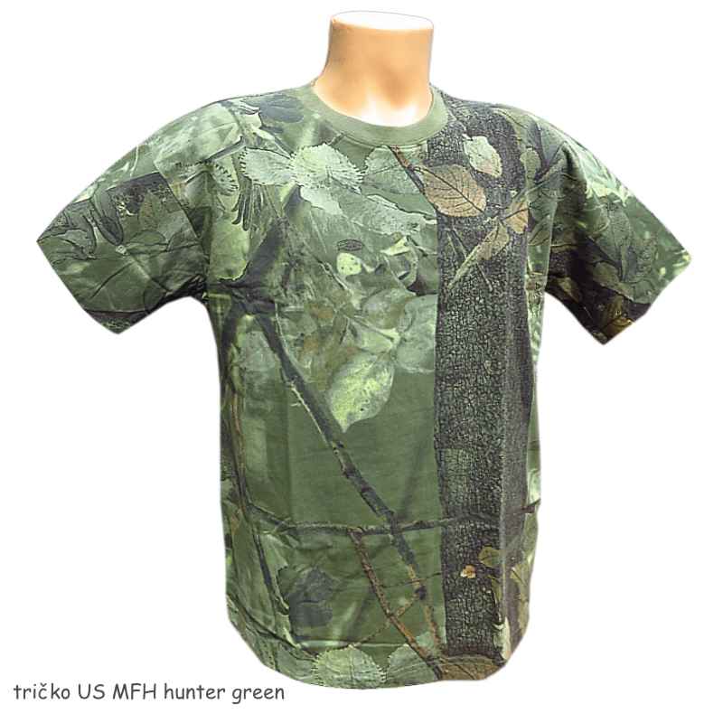 tričko hunter green US MFH