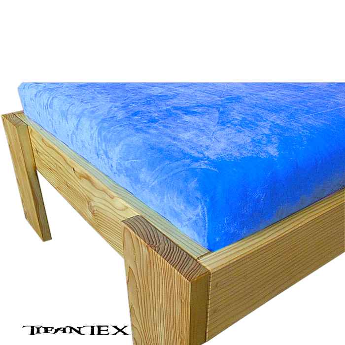 Prestieradlo Aaryan´s 180x200+25 cm mikroflanel modrá