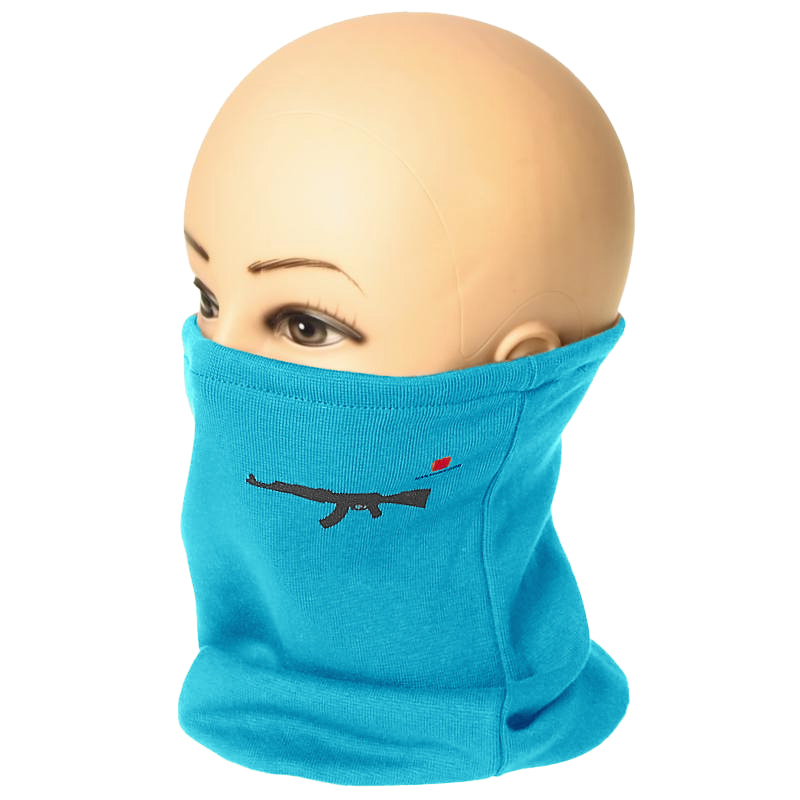 Kalašnikov nákrčník rúško tyrkysový