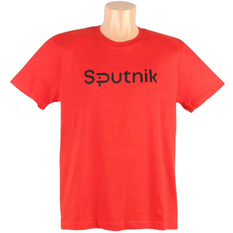 Tričko Sputnik červené, krátky rukáv