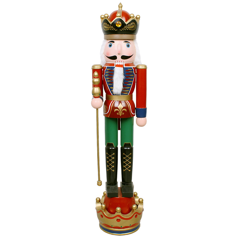 Luskáčik Kráľ so žezlom 95 cm