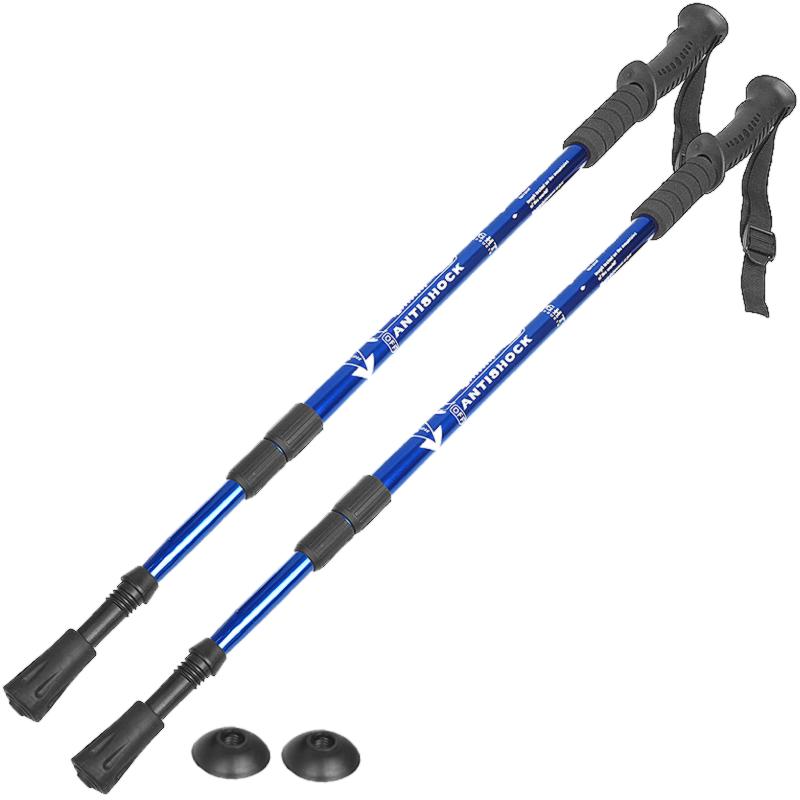 Trekové palice AntiShock modré