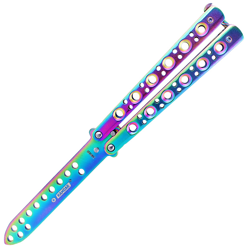 Motýlik nôž tréningový B21 Fade