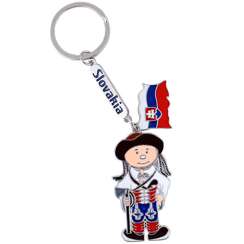 Kovová kľúčenka Slovensko Zbojník Jurko