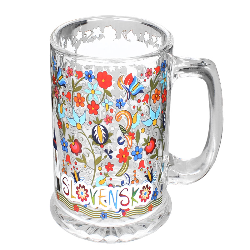 Pohár na pivo 0,4 l Slovenský folklór