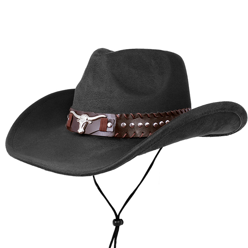 Kovbojský klobúk Býk čierny