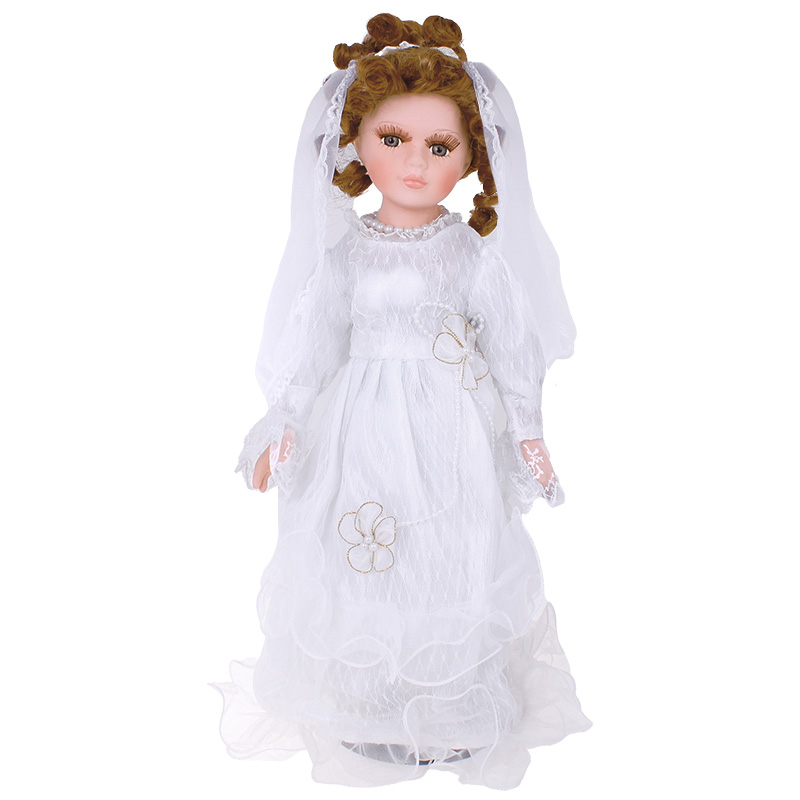 Bábika z porcelánu Nevesta 45cm