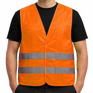 Reflexná auto vesta oranžová