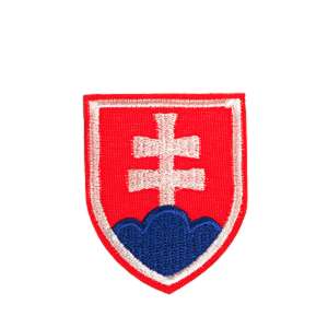 Textilná nášivka slovenský znak 4x5cm