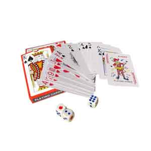 Karty hracie JOKER s kockami