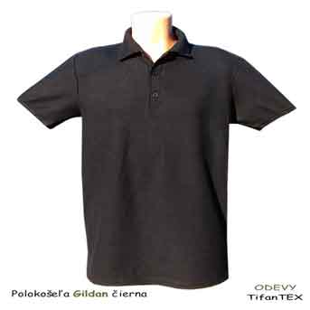 Tričko pánske Gildan čierne
