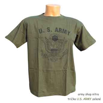 detské tričko zelené U.S. ARMY