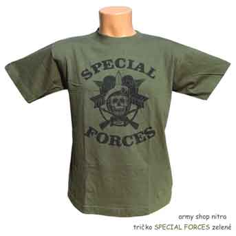 detské tričko zelené Special Forces