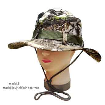 maskáčový klobúk realtree 3D