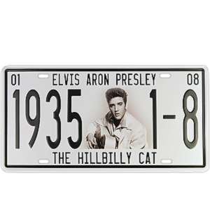 Retro cedula Elvis Presley 30x15cm