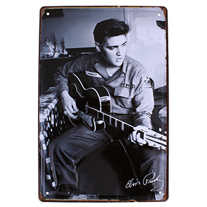 Retro cedula Elvis Presley 20x30cm