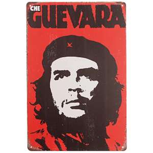 Retro plechová tabuľa Che Guevara 20x30cm