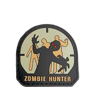 velcro odznak | nášivky na suchý zips Zombie Hunter