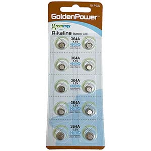 gombíková batéria 1,5V Alkaline Golden Power 364A