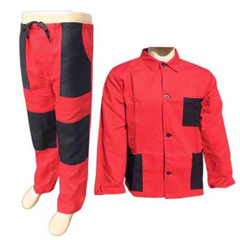 monterková súprava KLASIK červená | pracovné odevy