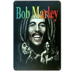 Ceduľa RETRO Bob Marley plechová