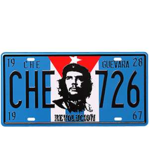 Kovová Tabuľa Che Guevara Revolucion