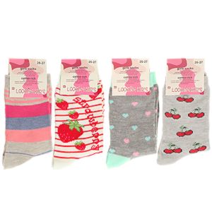 Veselé detské ponožky pre dievča 4páry