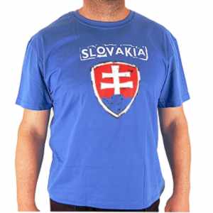 Tričko Slovensko slovenský znak modré