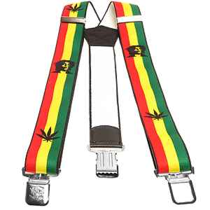 Traky na nohavice široké Bob Marley Marihuana