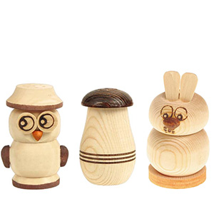 Drevené koreničky Sada 3ks 