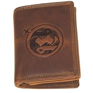Peňaženka z kože Zverokruh Ryby