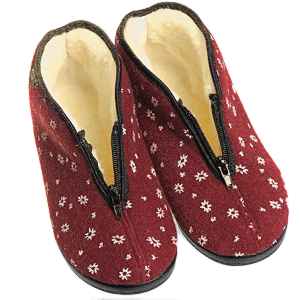 papuče pre ženy Mjartan zateplené bordové