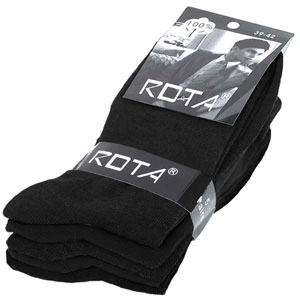 Pánske bavlnené ponožky 5 párov ROTA