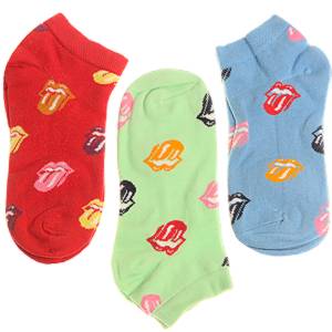 Veselé pánske ponožky Rolling Stones 3páry členkové