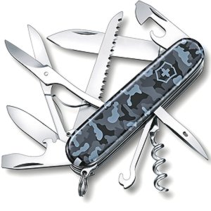 Vreckový Nôž Victorinox Huntsman maskáč navy blue 1.3713.942