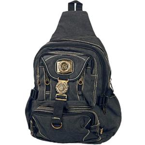 Jednopopruhový ruksak BabyFish čierny 2827