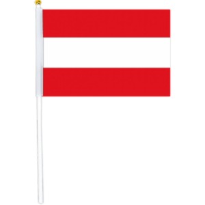Vlajka Rakúska 14x21cm