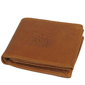 Kožená peňaženka hnedá jeleň Hunters