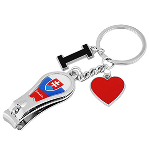 Kliešte na nechty kľúčenka Slovakia