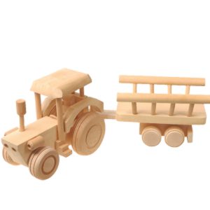 Drevený Traktor s rebriniakom hračka